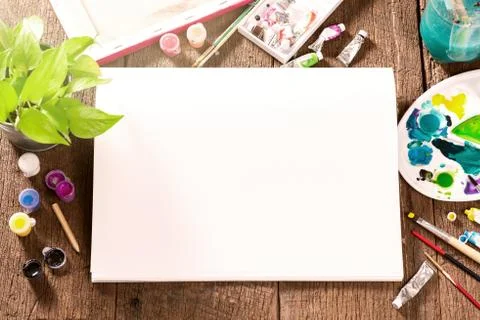 Blank paper background Stock Photos