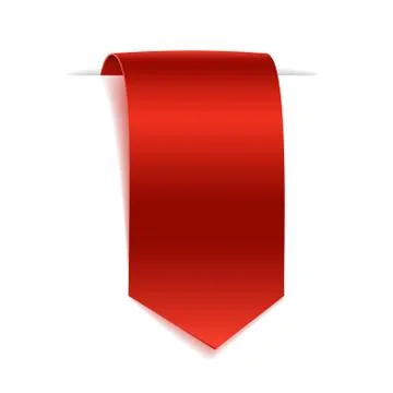 Blank Paper Banner Stock Illustration