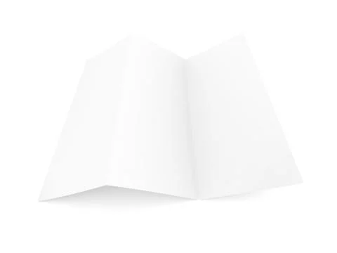 Blank paper booklet Illustrazione stock