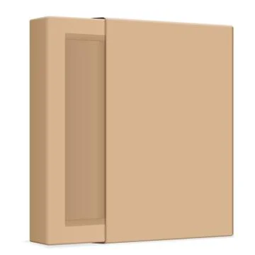 Blank paper box Stock Illustration