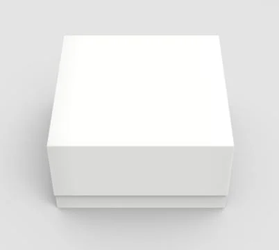 Blank paper box Stock Illustration