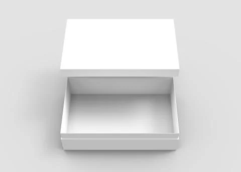 Blank paper box Stock Illustration