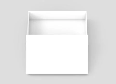 Blank paper box Stock Illustration