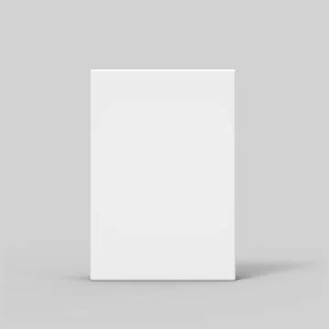 Blank paper box Illustrazione stock