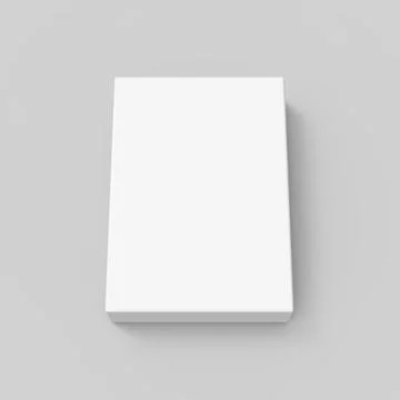 Blank paper box Illustrazione stock