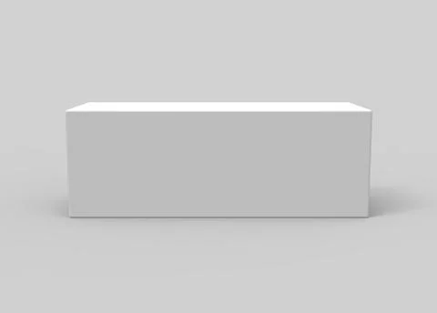 Blank paper box Stock-Illustration
