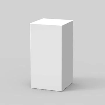 Blank paper box Stockillustratie