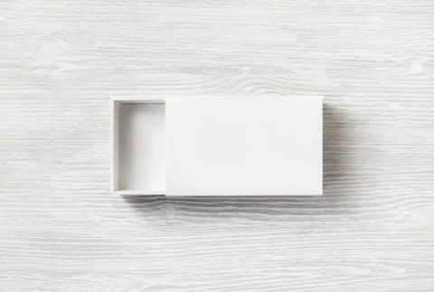 Blank paper box Foto stock