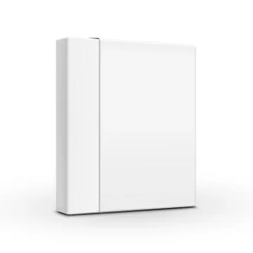 Blank paper box template Stock-Illustration