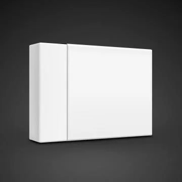 Blank paper box template Stock-Illustration