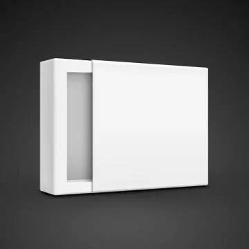 Blank paper box template Stock-Illustration