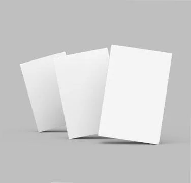 Blank paper boxes Stock Illustration