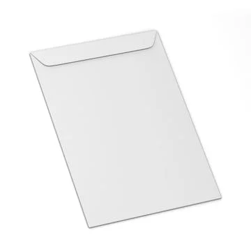 Blank paper c4 envelope Stock Illustration