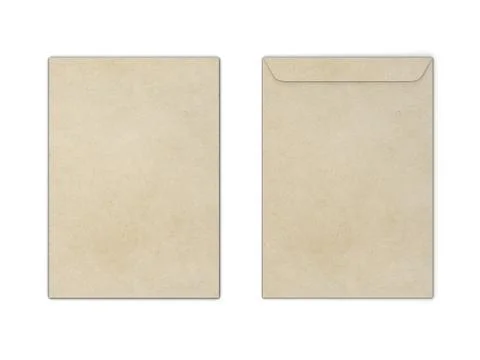 Blank paper c4 envelope Stock Illustration