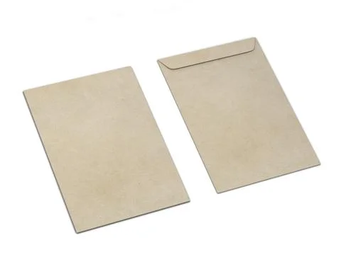 Blank paper c4 envelope 스톡 일러스트