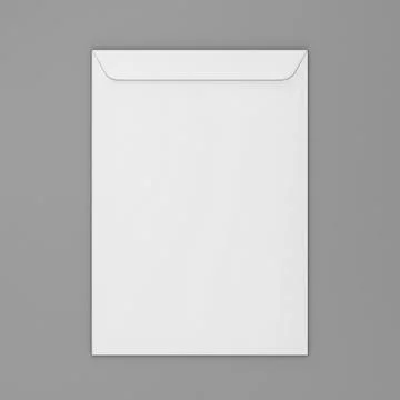 Blank paper c4 envelope Stock Illustration