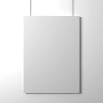 Blank paper card 库存插图