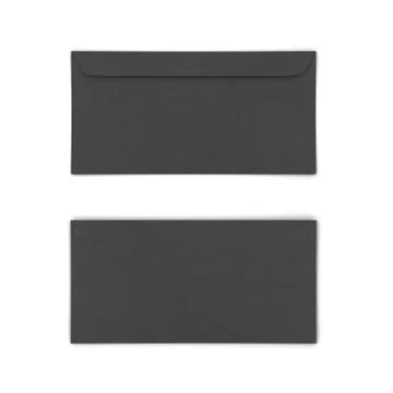Blank paper envelope mockup Illustrazione stock