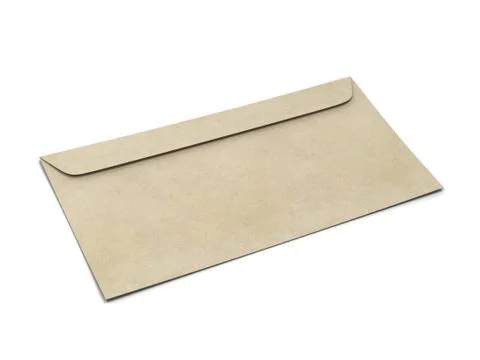 Blank paper envelope mockup Stock Illustration