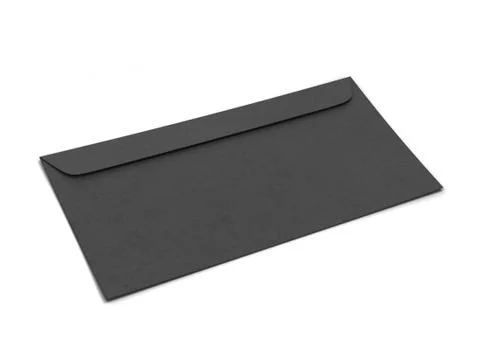 Blank paper envelope mockup Stock Illustration