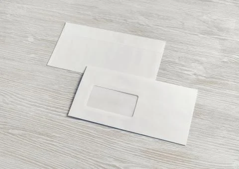 Blank paper envelopes Stock Photos