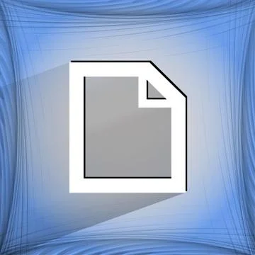 Blank paper. Flat modern web design on a flat geometric abstract background Stock Illustration