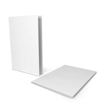 Blank paper folder Stock-Illustration