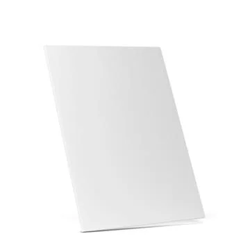 Blank paper folder mockup Stock Illustration