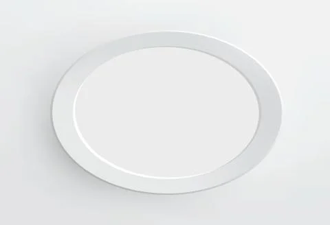 Blank paper frame on white wall  Vector. Stock Illustration