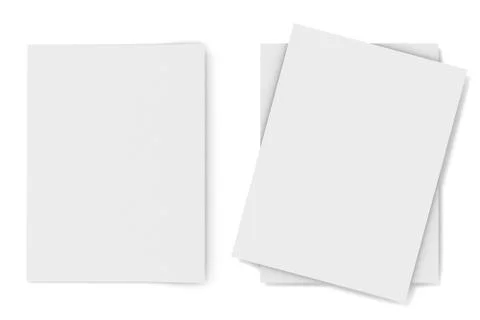 Blank Paper Stock Illustration