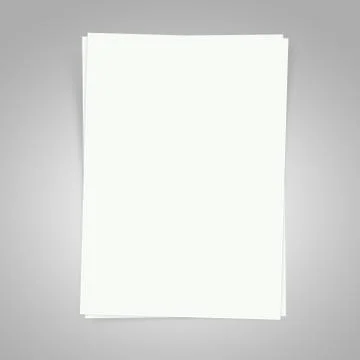 Blank Paper Stock Illustration