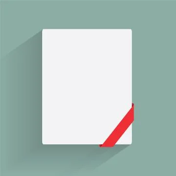 Blank paper. Stock Illustration