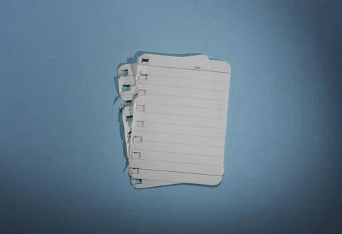 Blank paper note book Stock Photos