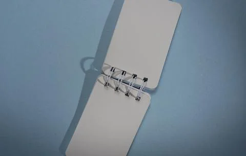 Blank paper note book Stock Photos