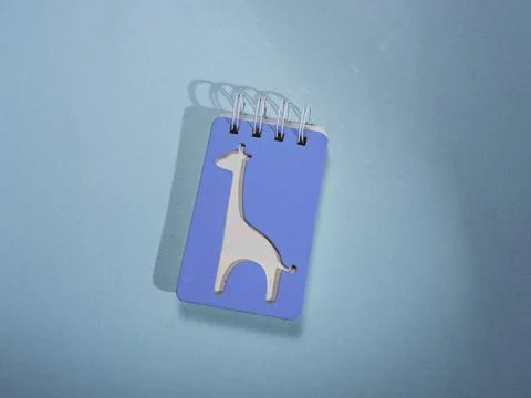 Blank paper note book 库存照片