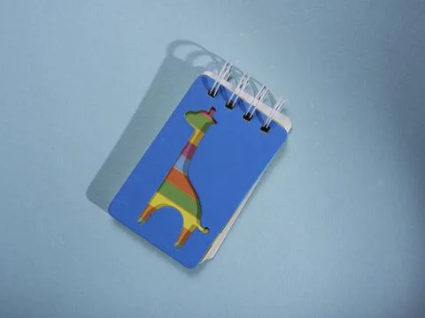 Blank paper note book Stock Photos