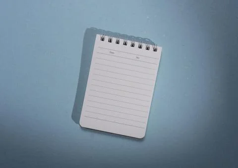 Blank paper note book Stock Photos