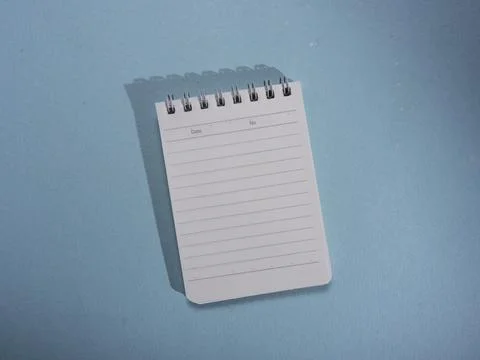Blank paper note book Stock Photos