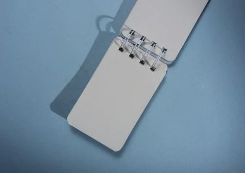 Blank paper note book Stock Photos