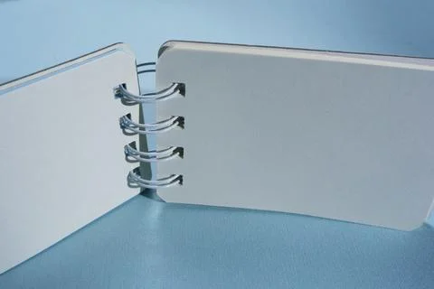 Blank paper note book Stock Photos
