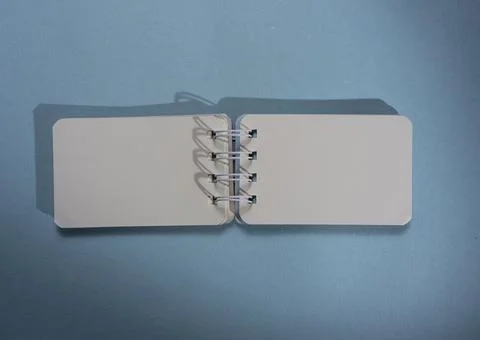 Blank paper note book Stock Photos