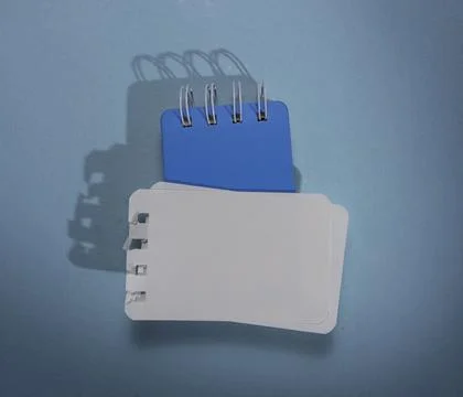 Blank paper note book Foto stock