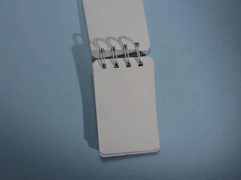 Blank paper note book Stock Photos