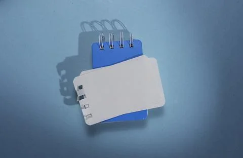 Blank paper note book Stock Photos
