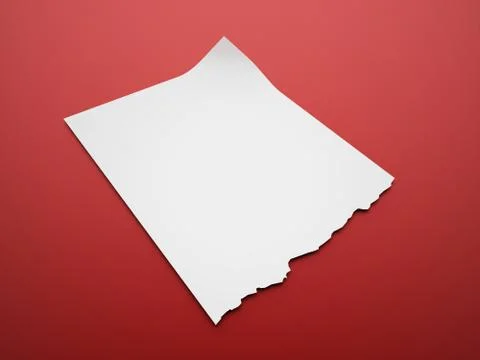 Blank paper note format Stock Illustration