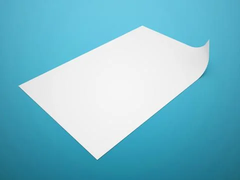 Blank paper note format Stock Illustration