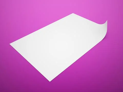 Blank paper note format Stock Illustration