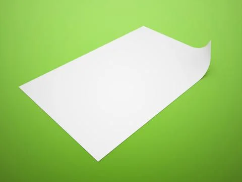 Blank paper note format Stock Illustration