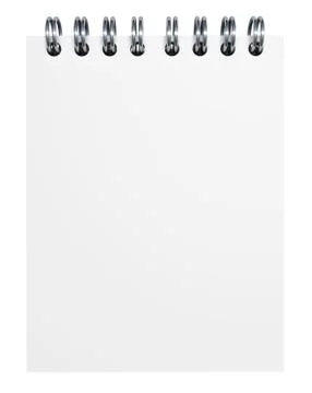 Blank paper notebook Stock Illustration