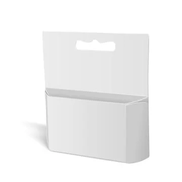 Blank paper package Stock Illustration